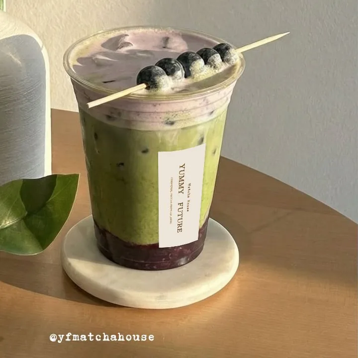 Triple Blueberry Matcha