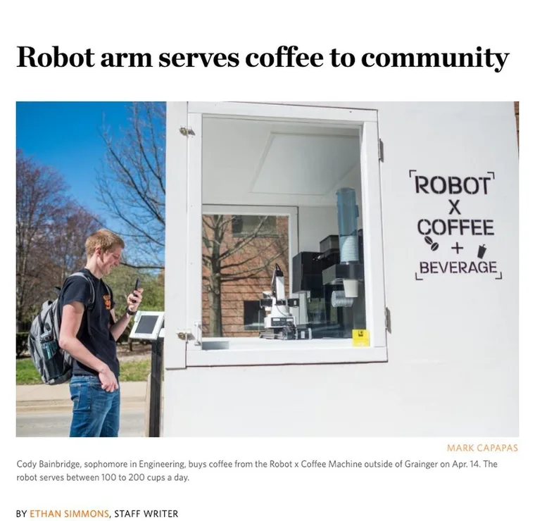 The Daily Illini article page
