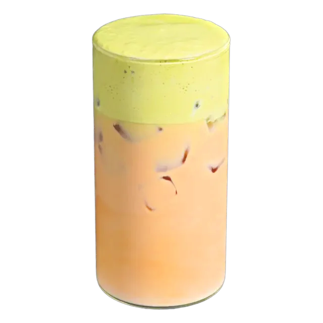 Iced Pistachio Cream Latte