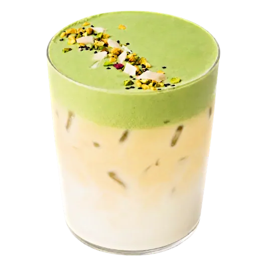 Pistachio Cream Jasmine Milk Tea